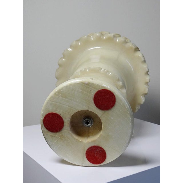 Large Planter in White-Yellow Alabaster, 1930s For Sale - Image 15 of 16
