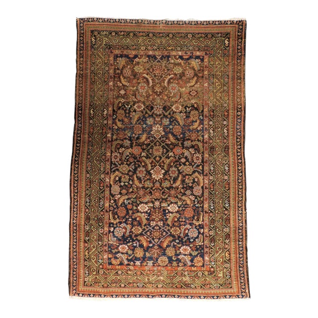 1900 Antique Persian Fereghan Rug For Sale