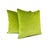 From Schumacher is Antique Strie Velvet in the color Lime pillow cover. This pillow features a vibrant apple green color...