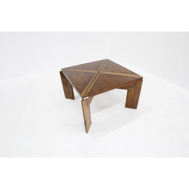 Brown Vintage Extendable Dining Table by Ammannati & Vitelli Giampiero for Catala, 1960s For Sale - Image 8 of 11