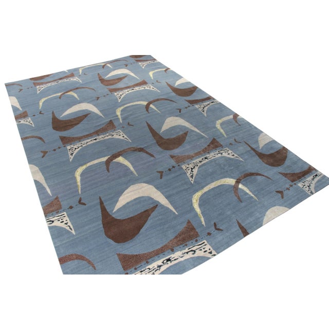 This modern 12x18 rug is a new addition to the Mid-Century Modern rug collection by Rug & Kilim. Hand-knotted in wool, its...