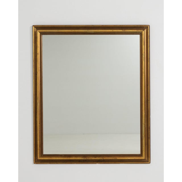 19th Century 19th Century France Gold Wood Mirror For Sale - Image 5 of 9