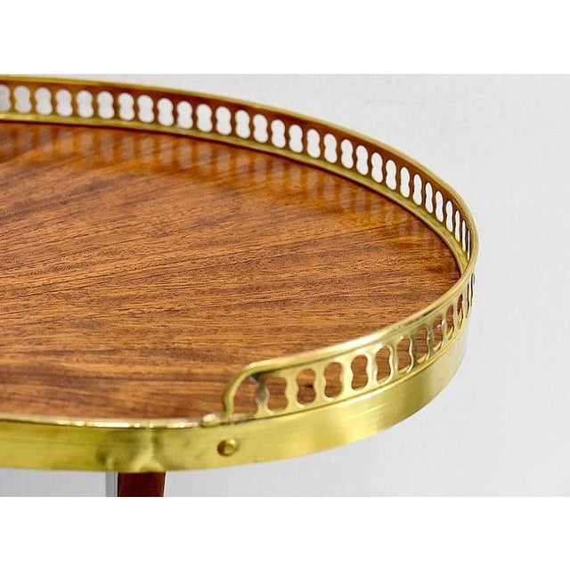 Wood Small Kidney Serving Table, 1900s For Sale - Image 7 of 15