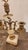 Pair of Early 20th Century Gilt Bronze Candelabra With Marble Base For Sale - Image 9 of 9