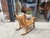 Brown 1920s Oak Rocking Chair For Sale - Image 8 of 12
