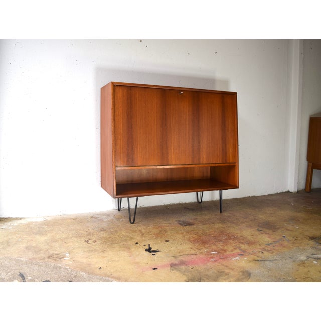 Wood Mid-Century Modern Teak Highboard from WK Möbel For Sale - Image 7 of 7