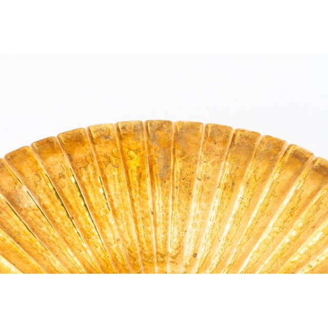 Art Deco Serving Plate in Hammered Copper, Vienna, Austria, 1920s For Sale - Image 9 of 12