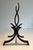 Black Wrought Iron Andirons by Raymond Subes - a Pair For Sale - Image 8 of 12