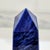 1980s Blue Marble Obelisk by Great City Traders – Handcrafted Stone Sculpture For Sale In Dallas - Image 6 of 9