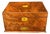 Antique English Burl Walnut Writing Box / Document Chest With Quill Compartment, Circa 1820 For Sale