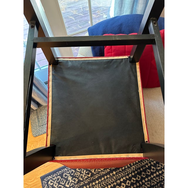 2010s Pottery Barn Upholstered Solid Back Dining Chair For Sale - Image 5 of 5