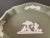 Ceramic Mid 20th Century English Wedgwood Jasperware Sage Green Jewelry Dish With Neoclassical Cherub Design For Sale - Image 7 of 12