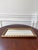 Wood Faux Golden Bamboo Framed Mirror For Sale - Image 7 of 10