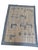 Swedish tapestry rug from the 1960s attributed to Eva Nemeth with a stylized design, measuring 238 cm x 172 cm. The white...