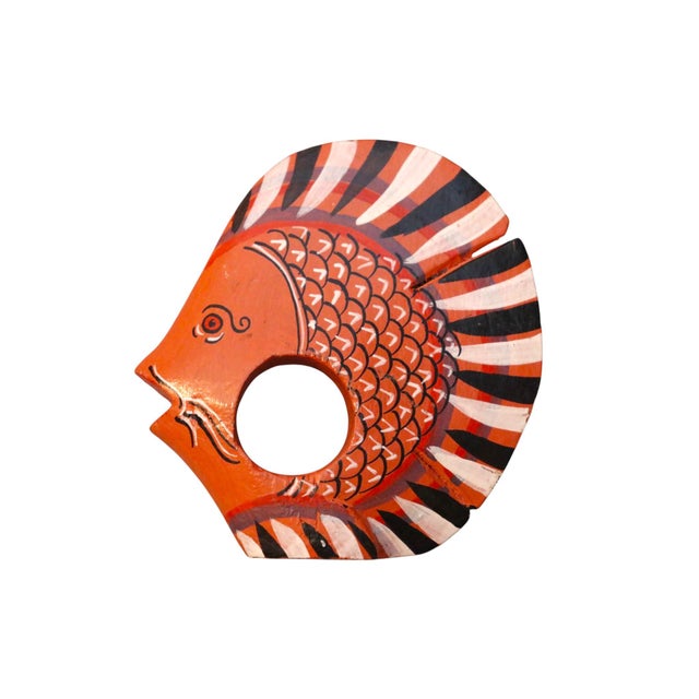 Late 20th Century Tropical Fish Napkin Rings, Set of 12 For Sale In Tampa - Image 6 of 8
