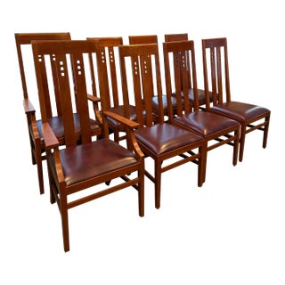 Stickley Mackintosh Dining Chairs - Set of 8 For Sale
