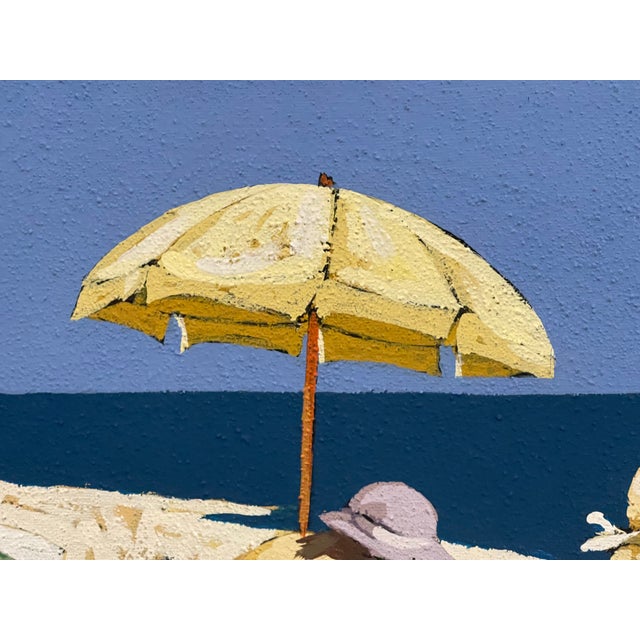 Original 20 Th C Modern Coastal Art Painting on Board Signef For Sale In Miami - Image 6 of 7