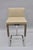 Savor Royce Metal Chrome Bar Stool Caress Taupe Leather Century Furniture F. Item features a heavy steel construction,...