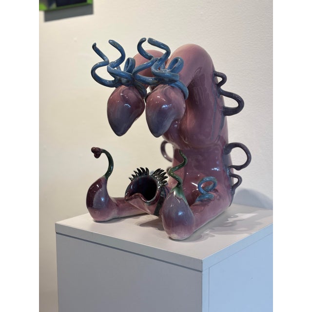 Contemporary Contemporary Surreal Abstract Ceramic Sculpture by Jeremy Plotkin Wong For Sale - Image 3 of 3