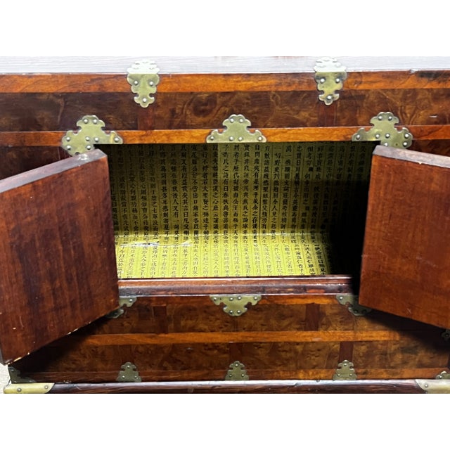 Wood C. 1920s Korean Bandaji Side Tables / Nightstands - a Pair For Sale - Image 7 of 12