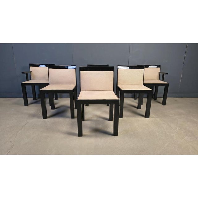 Teatro Chairs by Aldo Rossi and Luca Meda for Molteni, 1980s, Set of 6 For Sale - Image 17 of 18