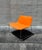 Mid-Century Modern Vintage MCM Wool & Chrome Lounge Chair For Sale - Image 3 of 6