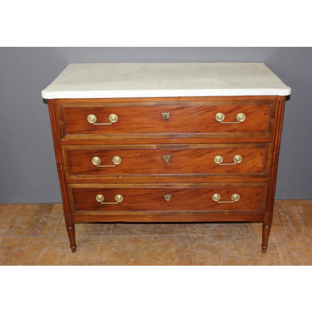 Small Louis XVI Chest of Drawers, 1800 For Sale - Image 14 of 14