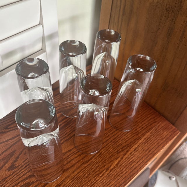 Carlo Moretti 1980s Carlo Moretti Attributed Stiletto Cocktail Glasses Made in Italy Set of 6 For Sale - Image 4 of 7