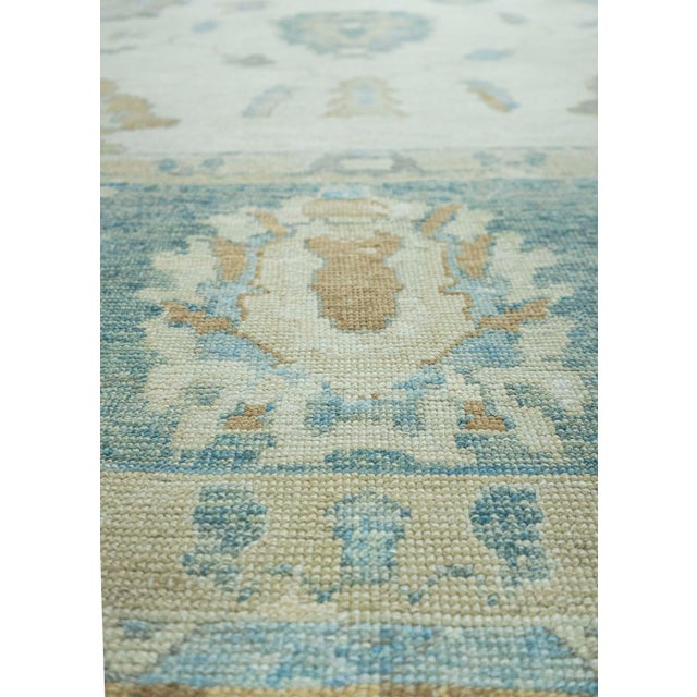 Turkish Turkish Oushak Antique Look Rug 12'11" x 19' #21308 For Sale - Image 3 of 8