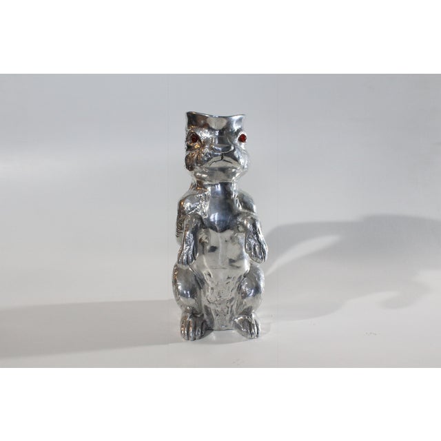 Vintage 1970's Arthur Court Aluminum Rabbit Pitcher Chairish