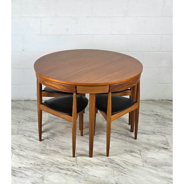 Mid-Century Modern Mid 20th Century Roundette Teak Dining Set by Hans Olsen for Frem Rojle For Sale - Image 3 of 14