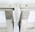 Metal Williams Sonoma Home "Mason" Sawhorse Glass Top Table/Writing Desk For Sale - Image 7 of 15