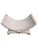Vintage Molded Pencil Reed Betty Cobonpue Faux Peach Marble Mid Century Bent U Shape Swirl Leg Coffee Table For Sale - Image 10 of 12