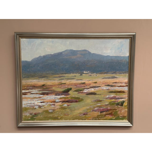 Gunnar Wallentin, Landscape, 1960s, Oil on Canvas, Framed For Sale - Image 6 of 18