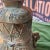 Brass 1970s Metal Detailed Vase With Removable Lid For Sale - Image 8 of 11