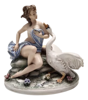 Vintage Capodimonte Porcelain Figurine by Carlo Mollica, 1950s