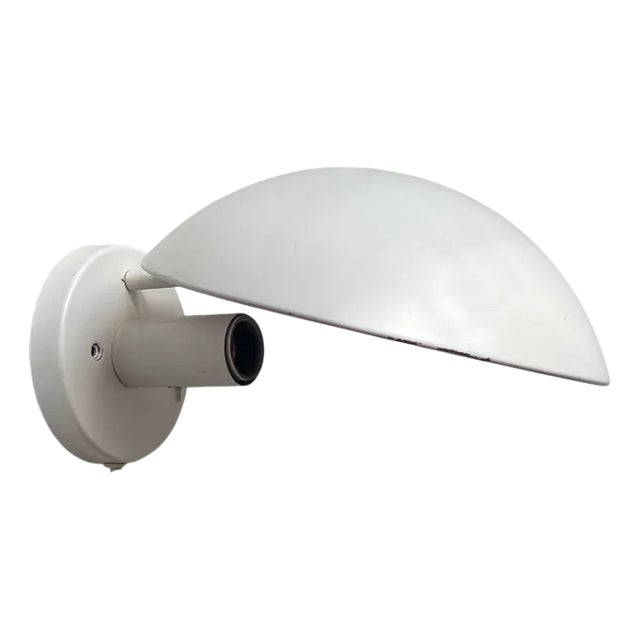 Vintage White PH-Hat Wall Sconce by Poul Henningsen for Louis Poulsen, 1970s For Sale