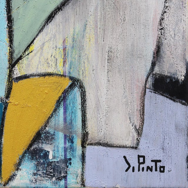 December's Horses - Original Abstract Expressionism Cubism Artwork by Federico Pinto Schmid For Sale In Los Angeles - Image 6 of 9