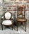 Louis XVI Style Carved Walnut Armchair with Beige Upholstery For Sale - Image 10 of 11