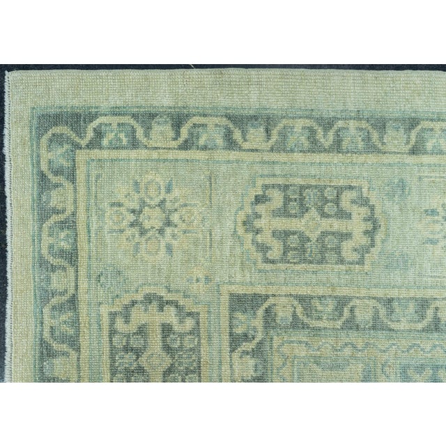 Early 21st Century Turkish Oushak Antique Look Rug 8'7" x 10'10" #20048 For Sale - Image 5 of 8