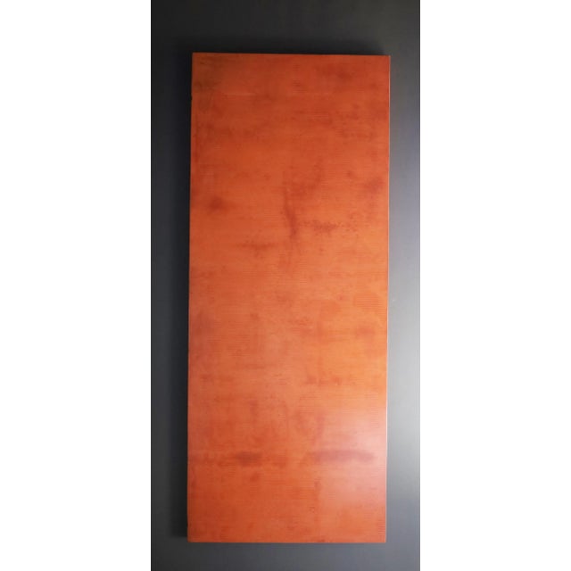 Early 21st Century Kris Cox Curtain Series, 2006, Mixed Media on Board, Signed Verso For Sale - Image 5 of 8