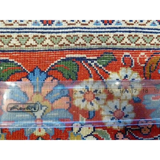 Textile Ghom Rug in Wool and Cotton, 1980s For Sale - Image 7 of 11