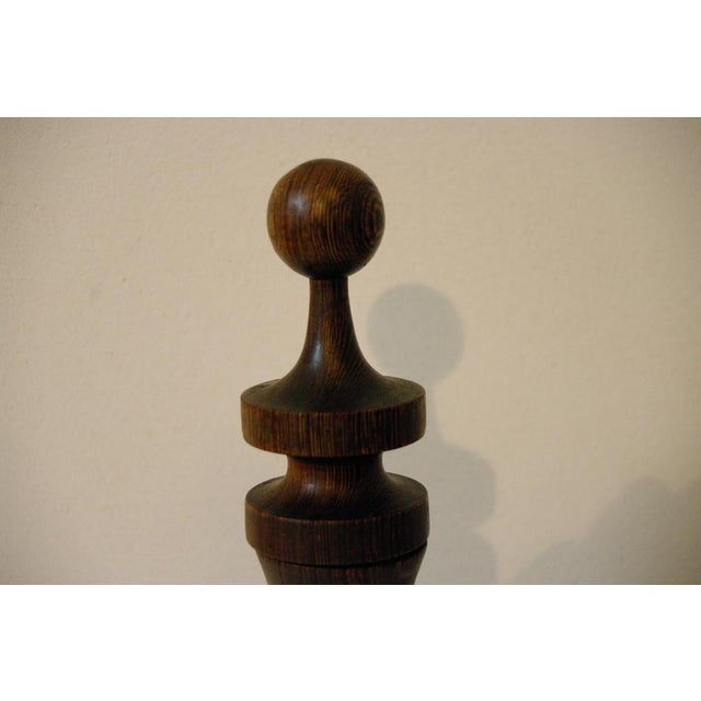 Vintage Wenge Wood Pepper Mill from Laurids Lonborg, Denmark, 1960s For Sale - Image 6 of 12