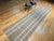 Green Vintage American Amish Rag Runner, Handwoven Stripe Pattern, Green & Yellow, 3x16 For Sale - Image 8 of 18