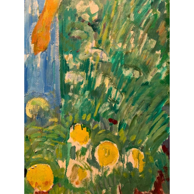 1990s Gleb Savinov, Little Girl in the Garden Flowers, 1990s For Sale - Image 5 of 8