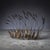 Metal Vintage Mid-Century Modern Brass & Copper Cattail Wall Sculpture in the Style of Curtis Jeré For Sale - Image 7 of 8
