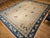 19th Century Antique Chinese Peking Rug, Handwoven Open Pattern, Tan & Blue, 12' X 14' For Sale - Image 4 of 17