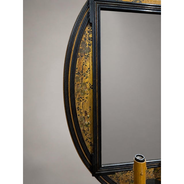 Mid 19th Century Lamb of Manchester Aesthetic Movement Ebonized Gilt Chinoiserie Mirrored Sconces For Sale - Image 5 of 10