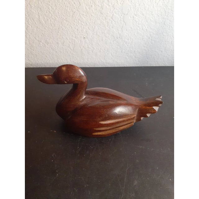 This is a GORGEOUS Carved 5" Ironwood Duck Figurine. Several other Ironwood Figurines sold separately Procured at auction...