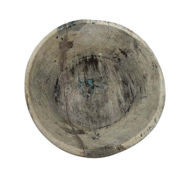 1970s Vintage Wooden Parat Bowl - Small For Sale - Image 5 of 5